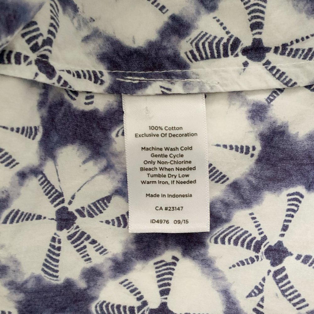 Talbots Women's Shirt Button-Up Hawaiian Style Top - Picture 8 of 9